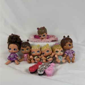 Bratz Babyz Babies Lot of 7 Dolls MGA Lot